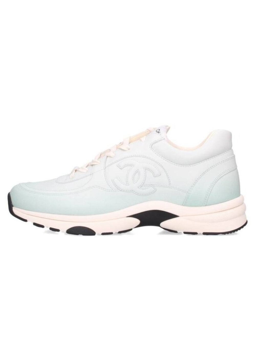 Chanel 24K Print Calfskin CC Logo Gradient Sneakers